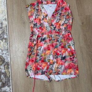 Athleta Floral Romper size Medium